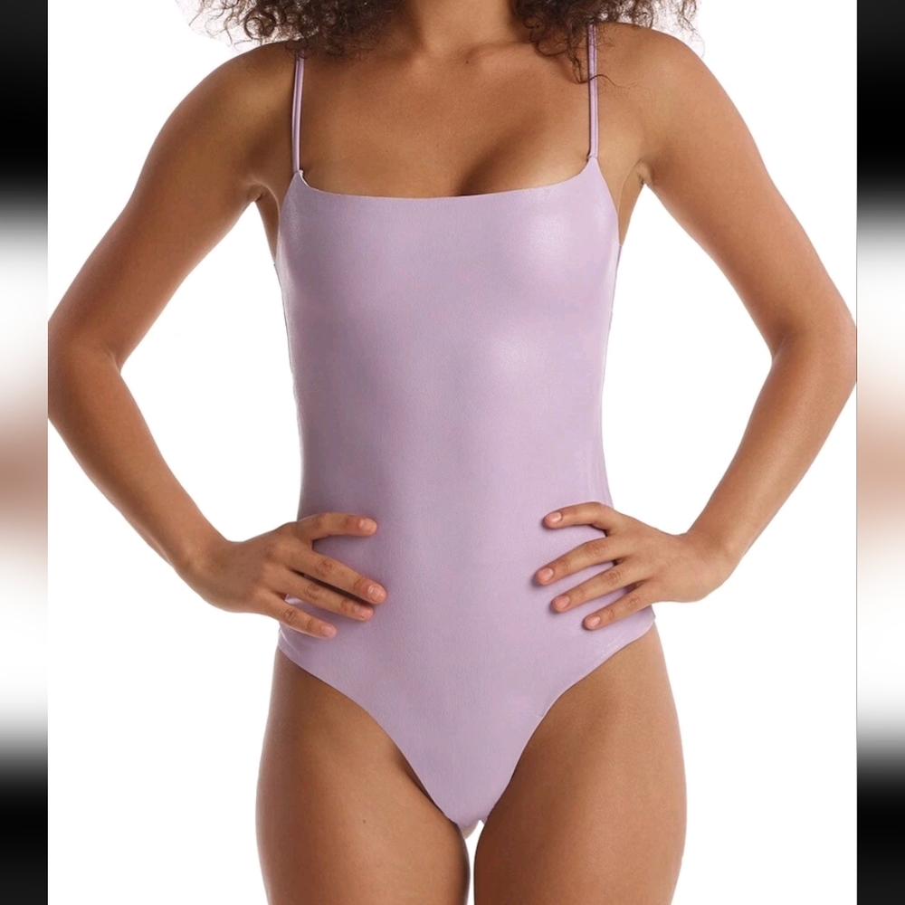 Commando Lavender Square-Neck Bodysuit